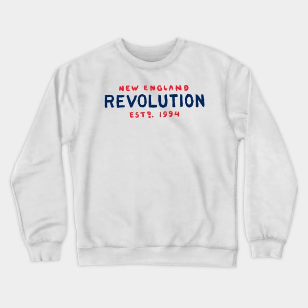 New England Revolutioooon 03 Crewneck Sweatshirt by Very Simple Graph